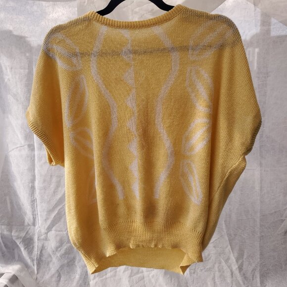 Yellow Knit Wing Top - Picture 5 of 8